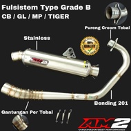 knalpot racing original am2 best performance grade b pnp cb gl mp