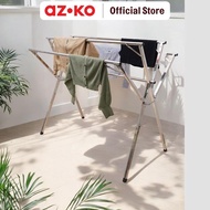 PREMIUM AZKO Stora Jemuran Baju Lipat Expandable 5 Pole Tempat Jemur Baju Drying Rack Gantungan