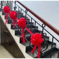 POM POM RIBBON FOR AWARD OF/ SHOP OPENING RIBBON / RIBBON SCISSORS DECORATION RIBBON