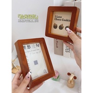 3R 4R 5R Size Vintage Wooden photo frame table 5/6/7 inches desktop decoration ornaments picture fra