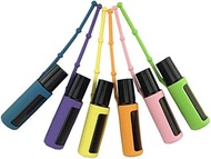 6 Pcs Silicone Roller Bottle Holder Sleeve Essential Oil Perfume Bottle Carrying Case Protector Trav