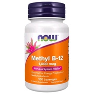Now Foods Methyl B-12 1,000 mcg B 12 Energy Production 100 Lozenges