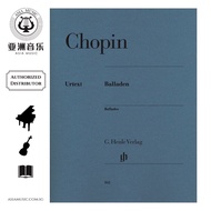 AUTHORIZED DISTRIBUTOR - G.HENLE VERLAG - CHOPIN BALLADES
