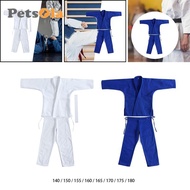 [PETSOLA] Judo Gi Aikido Breathable Costumes Men Women Kids Adults Clothes Tae Kwon Do
