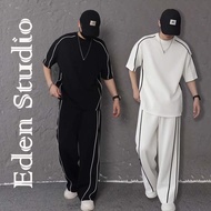 MY Round Neck Short-Sleeved Top, Casual Style, Unisex, Fashion Trend, Graffiti Style, Solid Color, D