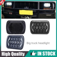 ไฟหน้า LED โปรเจคเตอร์ขนาด105นิ้ว5X7 Wไฟหน้ารถสำหรับรถ Jeep Cherokee XJ Tacoma & 88-95จำนวน7X6นิ้ว