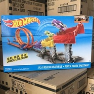 Hotwheels CDR08 ไฟฟ้าเมืองรถของเล่นสําหรับเด็กอายุ 3 ถึง 12 ปีพร้อม Square Track Design Neutral สําห