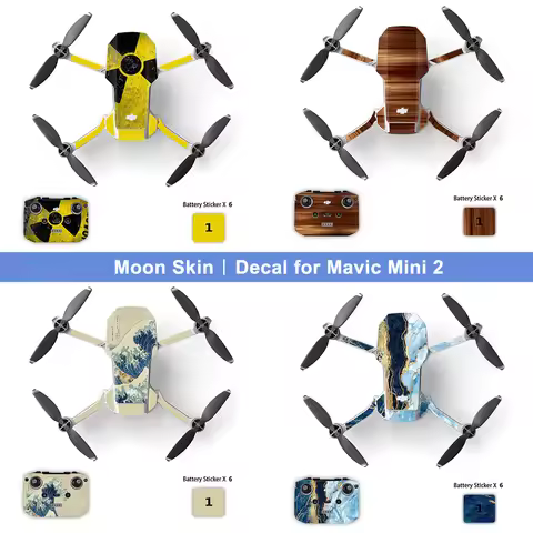 Skin Wrap for DJI Mavic Mini 2 Protective Film Vinyl Decal Sticker Cover for DJI Mavic