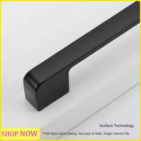 Especial 30Pcs Black Handles For Furniture Cabinet Knobs And Handles Kitchen Handles Drawer Knobs Ca