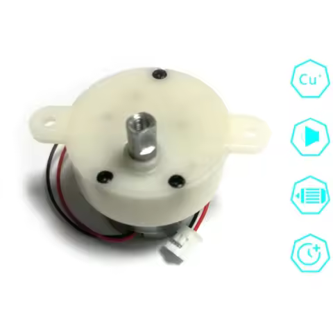 JS30 Micro Gear Low Noise Motor DC 6V Plastic Gear Electric Motor 5RPM 100RPM Φ5mm D Shaft Reversibl
