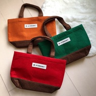Waterproof Mildewproof Felt Material Japanese Brand Cooperation Limited LE CREUSET Tote Bag Lunch (L