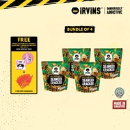 [Bundle of 4] IRVINS Salted Egg Seaweed Cracker (50g) (4xSESC50) [Halal]
