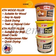 KTH Putty Filler & Wood Filler. 500GM Multipurpose Filler. White Wall Filler. Brown Wood Filler. Cem