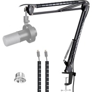 Boom Arm Compatible with Fifine Dynamic Microphone (K688), Mic Arm for Fifne XLR/USB Podcast Recording PC Mic, Adjustable Scissor Mic Arm Stand