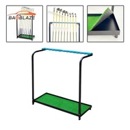 [Baoblaze] Golf Club Rack for 9 Clubs Golf Club Storage Shelf Golf Club Display Stand for