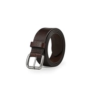 TOPBELT Men's 100% Leather Belt Men's Casual Men's Belt Formal Belt Leather Belt Leather (Length 110cm/Waist 80cm? 90cm Best % Gangnam% Brown)
