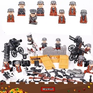 WUHUI 8PCS SWAT Military Army WW2 Minifigures Toy Building Kit  Building Blocks Army Blitzkrieg Naval Empire Defense Forces Figure Soldier Building Bricks Kids Toy Toys for Boys Girls Compatible with All Brands