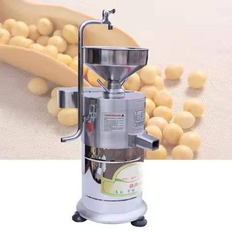 Commercial Tofu Extractor Soymilk Soya Soy Bean Curd Grinder Grinding Making Machine Industrial Soy 