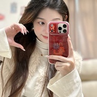 現貨iPhone13至17promax 全新磨俱半包雙層IMD酒紅小馬日曆手機殼保護套 免費順豐智能櫃/順豐站/即日寄出/iphone 17 pro max 手機殼/iphone 17 pro max