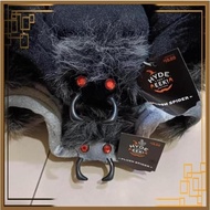 GIANT FEATHER SPIDER WALL DECORATION 90CM HALLOWEEN DOLL SPIDER PLUSH SPIDER TOY HT