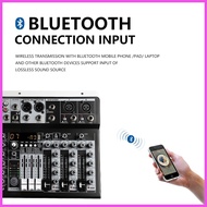 ◨ ✮ ✧ Aibedo KP8 Channel Professional Audio Mixer Bluetooth DSP USB Mini Audio Mixer amplifier all-