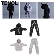 [TENOL] 1/12 Scale Miniature Male Doll Clothes Sweatsuits Sportswear Training Suits for 6inch Male S