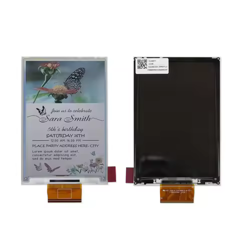 EL040EF1 4" E Ink Spectra 6, Color ePaper Display 600x400 E6 Eink Screen