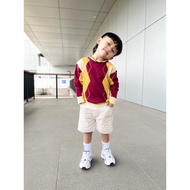 Children's Argyle Sweater Premium Knit Sweater/ Eid al-Fitr Clothes
