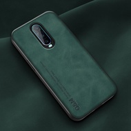 Fashion Soft TPU Shockproof Casing Oppo R17 Pro R15 Skin Feel PU Leather Back Cover Full Protection Case