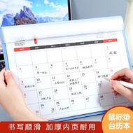 KY/🅰Longjie（longe） 2023Year Desk Calendar Large Plaid Desktop Calendar Creative Rabbit Year Large Desk Calendar for Busi
