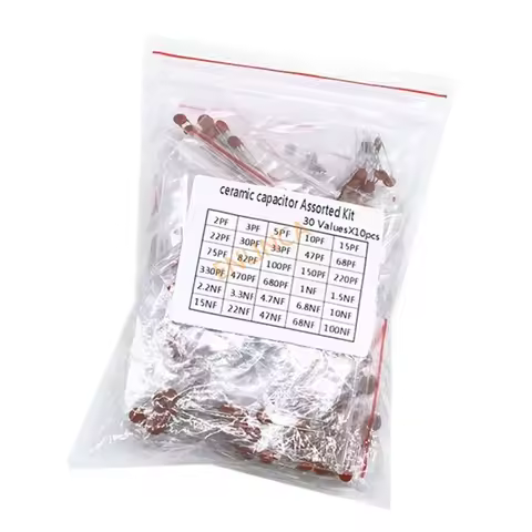 300pcs/lot 50V 2PF-0.1UF 30 valuesX10pcs ceramic capacitor Assorted Kit Electronic Components Packag