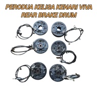 Rear Brake Lining / Brake Drum Wheel Bearing Perodua Kelisa Kenari Viva Rear Brake Lining / Brake Dr