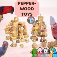 [SG] Pepperwood Parrot Toys For Birds Rodents Hamsters Lovebird Cockatiel Conure Caique Macaw Amazon