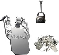 Drywall Picture Hangers, Heavy-Duty Hooks up to 18kg (40lbs) – No-Tools Installation Reusable Wall H