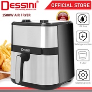 DESSINI ITALY 7L Electric Air Fryer Convection Oven Toaster Timer Oil Free Roaster Breakfast Machine