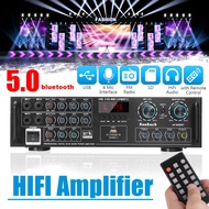 HIFI Audio Power Amplifier AC 110/220V 3000W Home Theater Karaoke Amplifier Audio Support FM USB SD with Remote Control