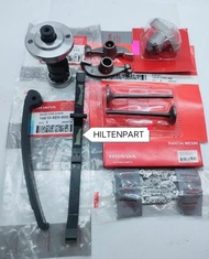 PAKET NOKEN AS + PLATUK + KLEP SET + LIDAH TENSIONER + TONJOKAN KETENG + RANTAI KETENG HONDA TIGER G