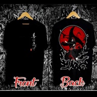 (Black Anime T-shirt) Uchiha Itachi T-shirt - Nauto Printed T-shirt