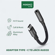 [NR] MINIMO Type C to 3.5mm Jack Audio Adapter | Type-C to 3.5mm Jack Converter Cable