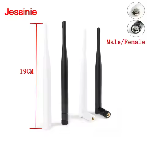 2.4GHz 6dBi Omni WIFI Antenna 2.4G Aerial RP-SMA Bluetooth-compatible Male Female Wireless Router Co
