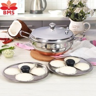 Diamond Stainless Steel Idly Maker Pot | Induction Copper Bottom Multi Kadai Steamer | Available in