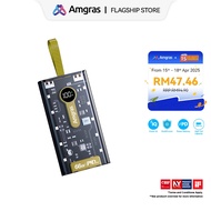 Amgras PowerWorld Ⅳ Pro Transparent Powerbank Fast Charging Digital Display PowerIQ Compatible With 