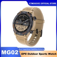 Dirnass-MG02 GPS Smart Watch บลูทูธกีฬากลางแจ้งวิ่งความเร็ว Compt Ring ความดันอากาศระดับความสูง