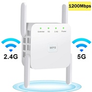 5G WiFi Repeater Wifi Amplifier Signal Wifi Extender Network Wi fi Booster 1200Mbps 5 Ghz Long Range Wireless Router Amp