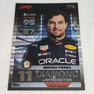 Sergio Perez Turbo Attax 2021 Formula 1 F1 Card Diamond Limited Edition LE 11D