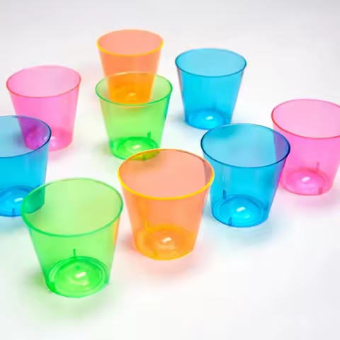30 Pieces x Home Party Wedding Disposable Tableware Supplies, 1oz(30ml) Assorted Shot Cup