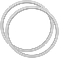 2 Pack Silicone Sealing Rings Compatible for Instant Pot 6 Quart Pressure Cookers, Replacement Silic