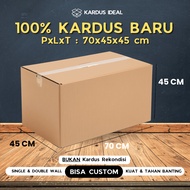 Plain Packing Box 70 X 45 X 45 cm Plain Cardboard Packing Cardboard 70x45x45 cm