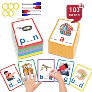 CVC Word Writing Spelling Flash Cards Interactive Screen-Free Learning Fun On-the-Go Learning
