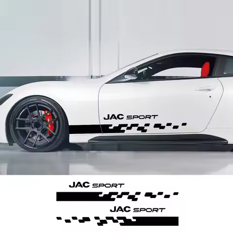 For JAC Refine J3 J2 S5 A5 J5 J6 J4 Vapour S2 T8 Auto Tuning Accessories 2PCS Car Door Side Stickers